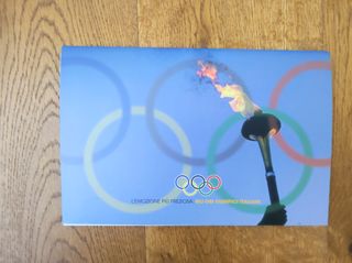 Folder schede telefoniche "Ori olimpici"