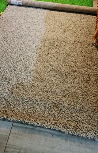 Alfombra Ikea Hampen Beige/Marrón