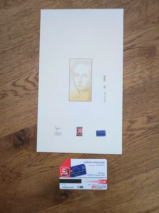 Scheda telefonica con folder "La donna nell'arte"