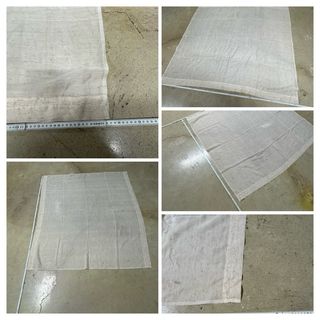 Tende in cotone bianco varie misure