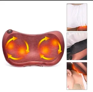 Cuscino Massaggiante 8 Rulli - Collo e Viaggio