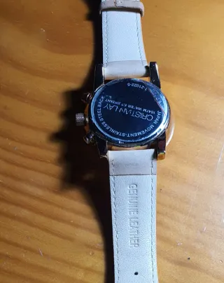 Reloj Christian Lay Cronógrafo Nuevo Beige/Oro