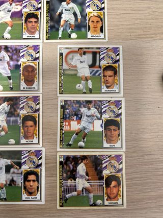 Lote 24 cromos Real Madrid Liga 97/98