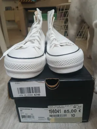 Converse All Star Plataforma Blancas