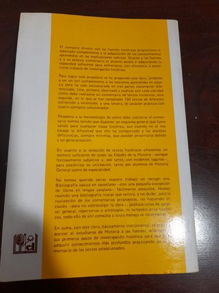 Comentario de textos históricos (Dilagro)