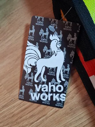 Bolso bandolera Vaho Trashion verde/naranja