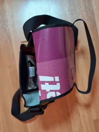 Bolso bandolera Vaho Trashion verde/naranja