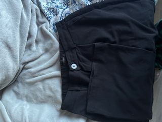 Pantalones de pinza negros