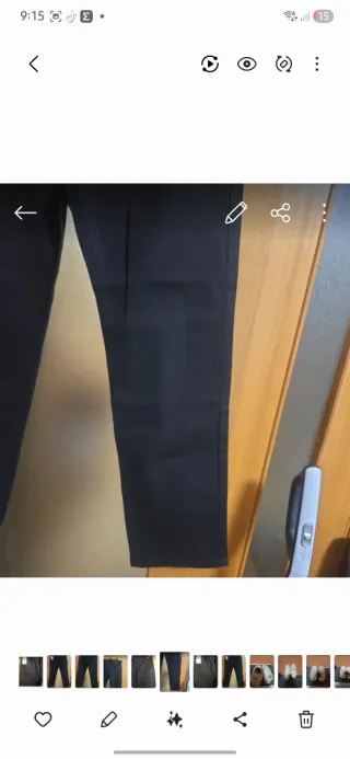 Pantalones Negros Talla 46 XXL Nuevos con Etiqueta