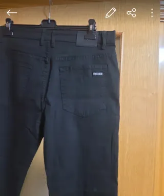 Pantalones Negros Talla 46 XXL Nuevos con Etiqueta