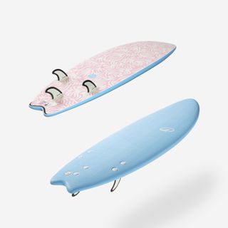 Tabla Surf de Espuma Swallow Tail 6' 49L Olaian