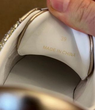 Jimmy Choo Teri Sneakers Champagne Glitter