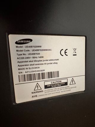 2 Televisores Samsung Negro