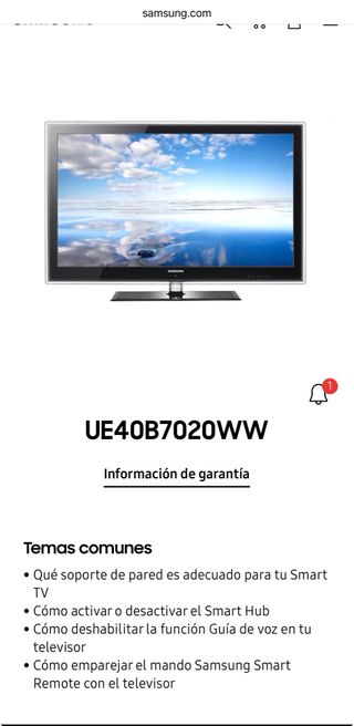 2 Televisores Samsung Negro