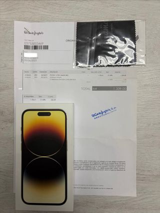 iPhone 14 Pro 256GB Dorado y blanco