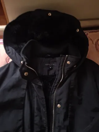 Giacca Nuna Lie con cappuccio nera