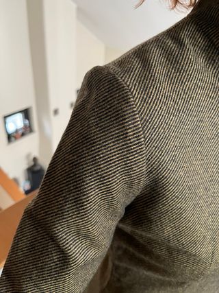 Abito sartoriale donna marrone/verde oliva