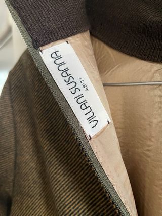 Abito sartoriale donna marrone/verde oliva