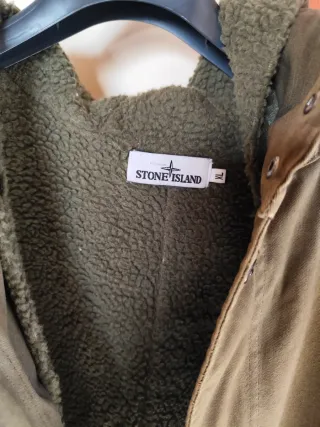 Parka Stone Island Marrone/Verde Oliva