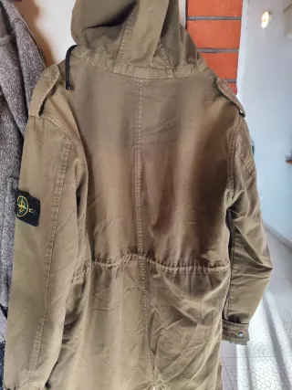 Parka Stone Island Marrone/Verde Oliva
