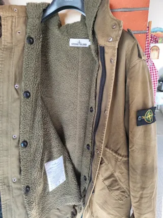 Parka Stone Island Marrone/Verde Oliva