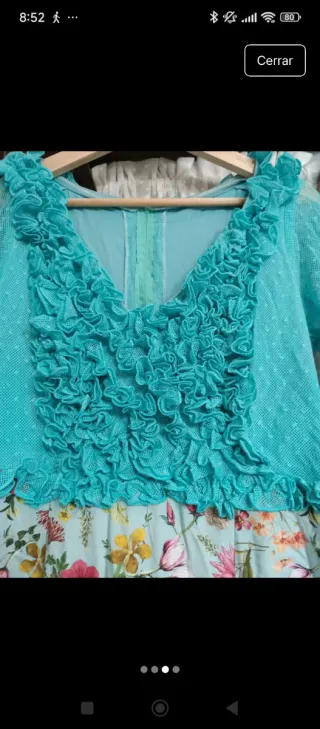 Vestido Flamenca Rociero Multicolor