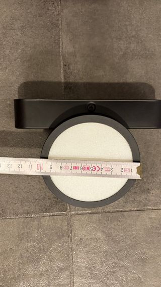 Lámpara pared negro Inspire Loya LED baño espejo