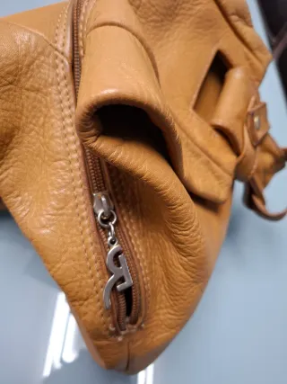 Mochila/Bolso Les Petits Joueurs Beige/Marrón