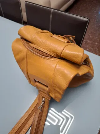 Mochila/Bolso Les Petits Joueurs Beige/Marrón