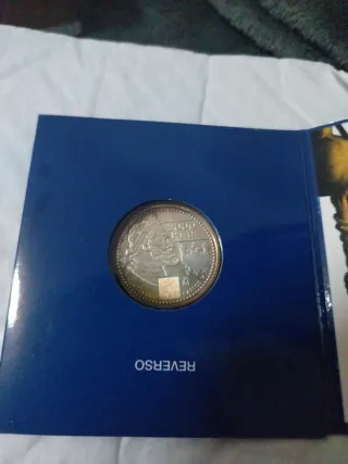 Moneda 2000 pesetas plata Carlos V