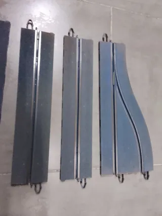 Scalextric: Desvío, Incorporación y Recta