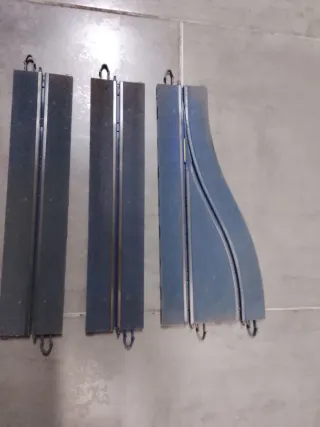 Scalextric: Desvío, Incorporación y Recta