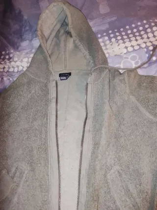 Sudadera con capucha gris Talla S