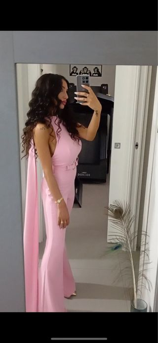 Tuta intera elegante rosa