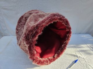 Cesto portaoggetti Decoris in finta pelliccia