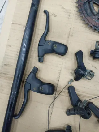 Lote componentes bicicleta