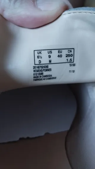 Zapatos Clarks Mujer Talla 40 Gris