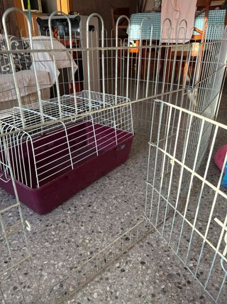 Cercado y jaula grande