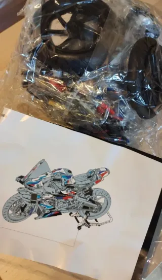 Maqueta BMW M 1000 RR Bloques Construcción