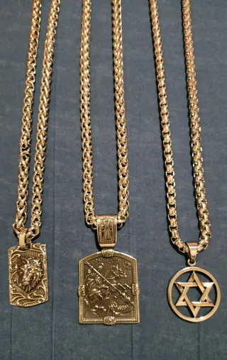 Anillo Acero Titanio 316L Cabeza León