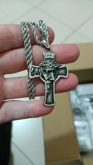 Anillo Acero Titanio 316L Cabeza León