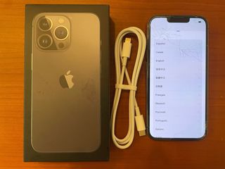 Schermo iPhone 13 Pro originale incrinato