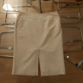 Gonna longuette beige