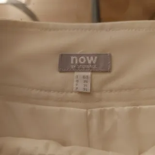 Gonna longuette beige