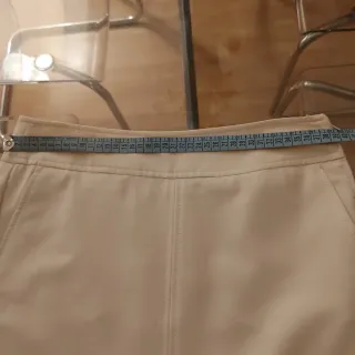 Gonna longuette beige