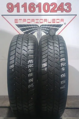 195 14C Q CONITNENTAL RUEDA AL 90% VIDA UTIL