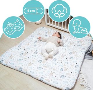 Totsy Baby Alfombra Bebe Acolchada Plegable - Mant