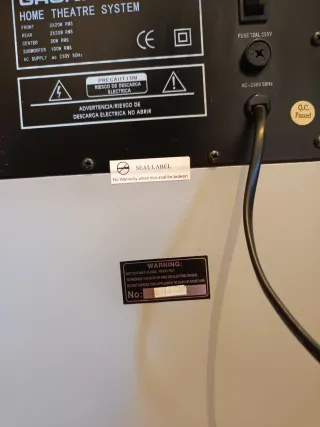 Sistema Cine en Casa Grunkel CCG-01D