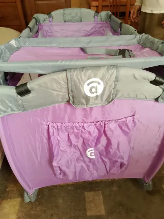 Cuna de viaje Asalvo Baby morada