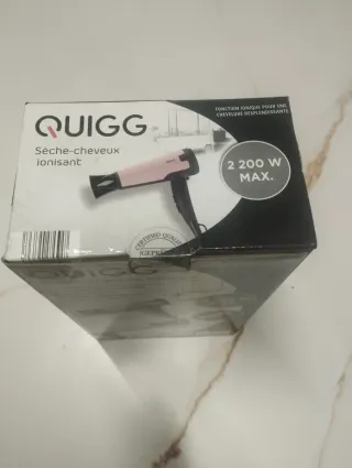 Asciugacapelli QUIGG 2200W Ionizzante